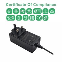 Adaptateur d'alimentation à découpage PD 65W avec prise UK Type G, entrée 100-240V AC 50/60Hz EN 61558, sortie 5V2A