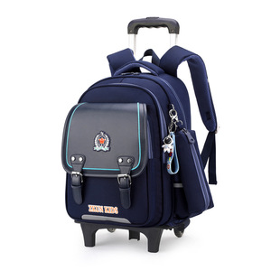Rolling Cartoon Fashion Oxford Polyester <b>Backpack</b> Zipper Easy 6-Floor Climb Ergonomic Load-Relief Large Capacity Waterproof - Product Image 1