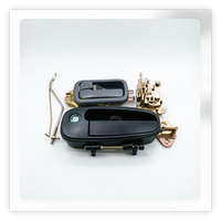Ensemble de serrure de porte avant gauche 107C compatible avec les bus Toyota Coaster, King Long, Yutong et Dongfeng