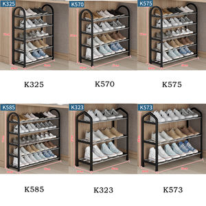 SER מפעל מחיר יצרן ספק חדש אופנה עמיד מגולוון צינור מתלה נעליים - Product Image 2