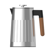 Hotsy contrôle numérique 1.6L + 0.8L Portable Double acier inoxydable bouilloire électrique chaudière théière Machine