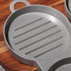 Prensa <span class=keywords><strong>de</strong></span> doble orificio, prensa <span class=keywords><strong>de</strong></span> carne para carne, máquina aplanadora <span class=keywords><strong>de</strong></span> carne, trituradora <span class=keywords><strong>de</strong></span> tocino, parrilla, prensa <span class=keywords><strong>de</strong></span> sándwich, hierro fundido, Metal, aluminio, gris, 255G - Product Image 5