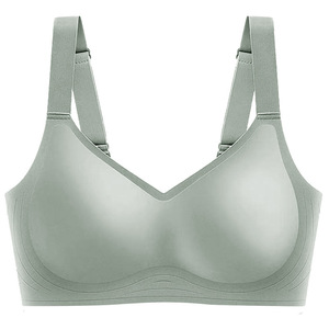 SUJI invisibile Traceless Black-Technology Big Strip Soft Support Women Seamless BCD Plus Size Jelly Bra - Product Image 6