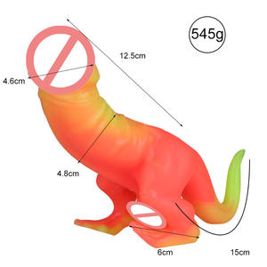 Dinosaurier Dildo Monster Realistischer Dildo mit starkem Saugnapf Silikon Anal Dildos Flexibler Schwanz Sexspielzeug für Frauen - Product Image 5