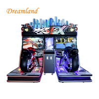 Dreamland 2022 Nouvelle arrivée et original monnayeur conduite simulateur d'arcade super moto 3 machine de jeu à vendre