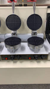 Máquina para Hacer Waffles <span class=keywords><strong>Industrial</strong></span> a <span class=keywords><strong>Precio</strong></span> de Mayoreo, Máquina Comercial para Hacer Conos de Waffle con Ajuste Preciso de Temperatura, Máquina para Hacer Waffles China - Product Image 2