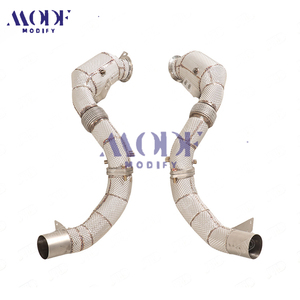 Downpipe à haut débit pour <span class=keywords><strong>BMW</strong></span> Nouvelle <span class=keywords><strong>M850i</strong></span> XDrive <span class=keywords><strong>Gran</strong></span> <span class=keywords><strong>Coupé</strong></span> 4.4T V8 – Amélioration des performances, optimisation de l'accélération turbo et puissance du moteur - Product Image 2