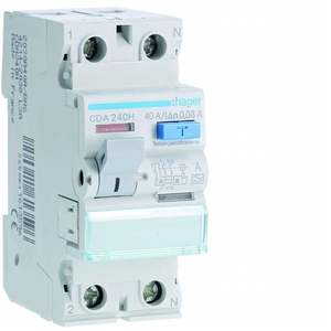 CDA240H Personalizzabile con Hagers RCCB 2P 40A tipo A 30mA 2 moduli - Product Image 1