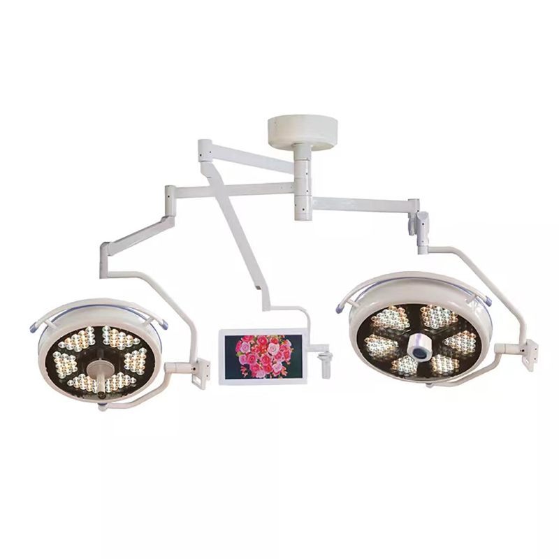 MN-LED7050-TV  High Ceiling Double Head LED Shadowless Operating Lamp with TV