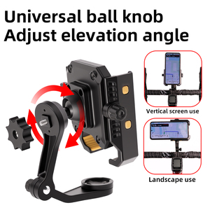 VXM 多機能 2-in-1 自転車用携帯電話＆サイクリングコンピューターマウント 360 °   iPhone用回転式防振<span class=keywords><strong>MTB</strong></span>ナビゲーションブラケット - Product Image 6