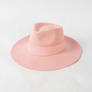 Sombrero Fedora de Fieltro de Lana Australiana 100% Personalizado, Rígido, de Ala Ancha y Lisa, para Adultos, para Fiestas, Pesca, Actividades al Aire Libre, Negocios, Casual - Product Image 2