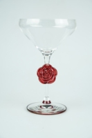 Verres à vin ovales faits à la main de style européen de la marque Raymond pour la Saint-Valentin, flûtes à cocktail pour les fêtes