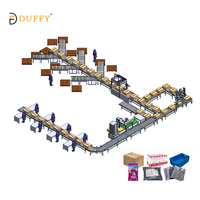 Duffy Custom Warehouse E-Commerce Express Scanning Máquina de clasificación de banda cruzada Máquina de clasificación de paquetes DWS para empresa de logística