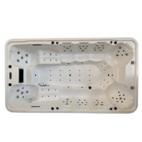 Grande baignoire de massage Spa extérieur jacuzzi pour 10 personnes avec hydromassage et chauffage thermostatique