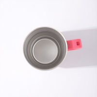 Mini gobelet mignon pour enfants de 4 oz avec poignée et couvercle à paille, personnalisable avec logo, pour vin, café, eau, gravé au laser, idéal comme cadeau