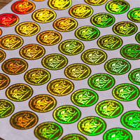Fabricant Professionnel Void Private Label Hologramme Autocollant de Sceau de Sécurité Personnalisé