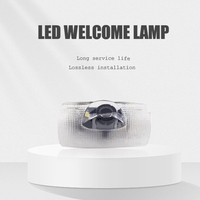 Luz LED de bienvenida para puerta de coche, proyector con Logo de cortesía, luz de sombra láser para Nissan Patrol Teana, accesorios de luz led