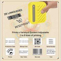 WISEPRINT TIJ Qr Batch Barcode Logo Texte Caractère Diy Marquage Impression Poche Mini HP-WP127MN Pro Mate Imprimante à jet d'encre portable