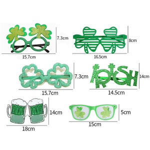 St. Patrick's Day Accessories Eyeglasses <strong>Shamrock</strong> Leprechaun Hat <strong>Glasses</strong> Photo Props Costume <strong>Party</strong> <strong>Glasses</strong> Frame For Kids Adults - Product Image 2