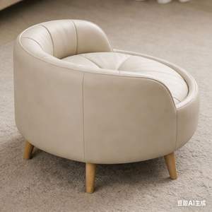 Nouveau Nid pour Animaux de Compagnie Direct Usine – Canapé Intérieur en Cuir Imperméable et Respirant pour Chiens et Chats de Petite et Moyenne Taille, Chaud et Amovible, Idéal pour l'Été - Product Image 2