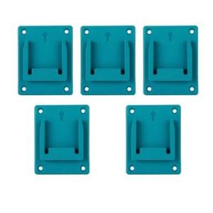 Compatible With Makita Bosch 14.4V 18V Battery <b>Tool</b> Mounting Base Blue Plastic Home Use - Product Image 1