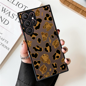 Sang Trọng <span class=keywords><strong>Leopard</strong></span> Trường Hợp Điện Thoại Đối Với Samsung <span class=keywords><strong>Galaxy</strong></span> S23 Siêu Địa Phương Trái Tim Mịn Tình Yêu Thiết Kế Chống Sốc A52 - Product Image 4
