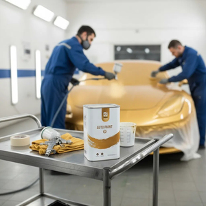 硬质金丙烯酸树脂1K/2k汽车喷漆汽车修补液体涂层20% 固体含量汽车喷涂 - Product Image 3