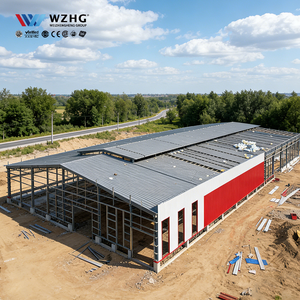 Estructura de Acero de Gran Envergadura para Hangares, Almacenes, Talleres, Hospitales, Villas, Gimnasios, Diseño Industrial, Vida Útil de 50 Años, Certificación ISO - Product Image 1