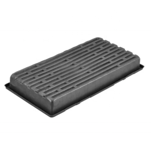 Plateaux plats 1020 microverts noirs sans BPA pour plantes de pépinière de jardin peu profonds et extra résistants avec et sans trous de drainage - Product Image 5