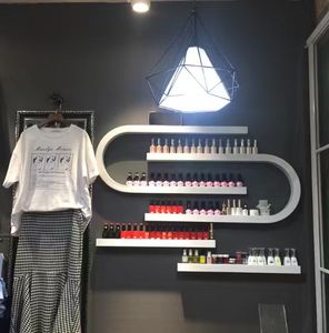 Châu Âu Hiện Đại Thân Thiện Với Môi Xách Tay Chống Gỉ Cho Hình Chữ U Treo Tường Kim Loại May Mặc Giá Với Treo Kệ - Product Image 4