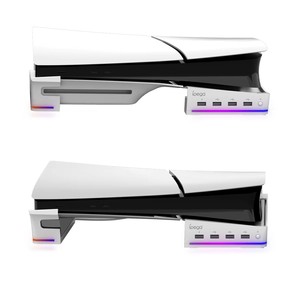 Support de Base Horizontal avec Lumière RVB pour <span class=keywords><strong>PS5</strong></span> Slim (Versions Numérique et Disque) et <span class=keywords><strong>PS5</strong></span> PRO - Product Image 6