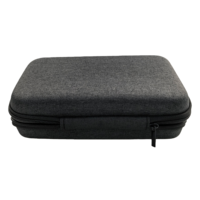 Étui de rangement de voyage à fermeture éclair en EVA rigide pour câble de batterie externe - Durable, étanche, antichoc, portable 17,5x10x5cm
