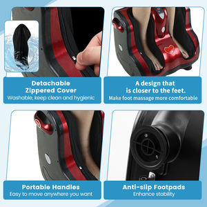 Masajeador eléctrico de pies para el cuidado de la salud, masajeador de pies con rodillo Shiatsu, modos de vibración - Product Image 6