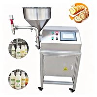 Machine de remplissage semi-automatique silencieuse et économe en énergie pour flacons en plastique et en verre, poudre de shampoing, cosmétiques et boissons