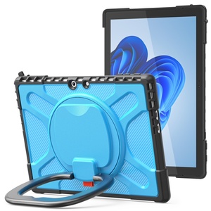 Funda Giratoria 360° para <span class=keywords><strong>Microsoft</strong></span> <span class=keywords><strong>Surface</strong></span> Pro 9 10 13 Pulgadas <span class=keywords><strong>Pro9</strong></span> Pro10, Funda Híbrida Resistente con Soporte y Correa de Mano para Tablet - Product Image 1