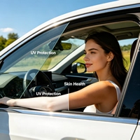 Film solaire teinté pour vitres de voiture 3M, haute performance IR, prix bas, VLT 1%-80%, film teinté premium CS pour voiture avec verre, IRR 99%