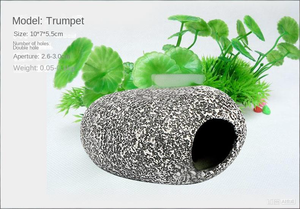 Esferas <span class=keywords><strong>de</strong></span> Cría para Peces y Camarones, Rocas <span class=keywords><strong>de</strong></span> Cerámica, Refugio <span class=keywords><strong>de</strong></span> <span class=keywords><strong>Piedra</strong></span> para Cíclidos, Cueva, Adorno para Peceras, Estanques, Decoración <span class=keywords><strong>de</strong></span> Acuarios - Product Image 6