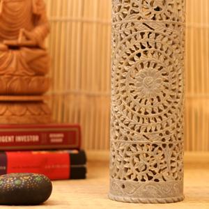 กระถางดอกไม้หินอ่อนทำมือ, กระถางต้นไม้หินอ่อนตกแต่งสำหรับตกแต่งบ้าน, วางบนโต๊ะและสวนในร่ม - Product Image 4