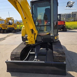 รถขุดตีนตะขาบยันม่าร์ 55 มือสอง ขนาด 5 ตัน บุ้งกี๋ 0.2 ลบ.ม. ของแท้จากญี่ปุ่น รถขุดขนาดเล็กสำหรับงานก่อสร้าง ชั่วโมงการใช้งานต่ำ สภาพดี - Product Image 4