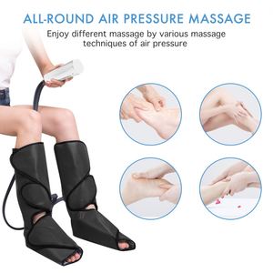 Masseur de jambe et de mollet CINCOM DJL-S9002 avec thérapie de compression pneumatique intermittente et commande manuelle filaire - Product Image 5