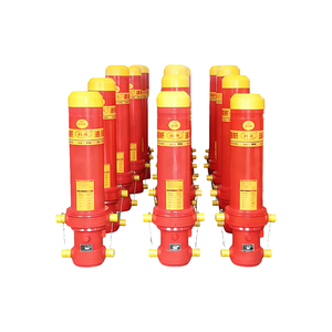 Cilindro hidráulico eléctrico de acción simple de acero cromado endurecido para excavadoras, volteadoras, dragas, máquinas perforadoras y bombas de agua Chuangwei - Product Image 2