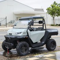 UTV Électrique 4x4 de 20KW pour Adultes, Homologué pour la Route, Véhicule Utilitaire Côté-à-Côté Électrique