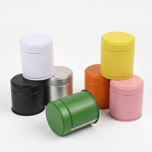 Lata de Matcha Personalizada de 30 ~ 50 Gramos, Lata Redonda de <span class=keywords><strong>Metal</strong></span> Vacía para Matcha - Product Image 3