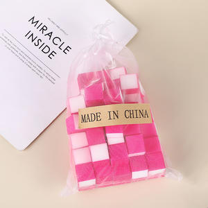 BIN 60 pièces coloré haute élastique éponge carré Tofu petits Cubes polissage ongles tampon fichiers outils d'art des ongles - Product Image 6