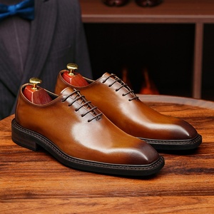 Nuevo Modelo 2025, Zapatos Formales de Novio para Negocios, Color Marrón, con Cordones Oxford, de Cuero Genuino de Alta Gama, para Hombre, con Aumento de Altura - Product Image 2