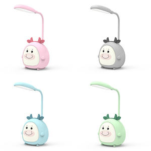 Lámpara de mesa blanca cálida Led Usb de alta calidad de larga duración dibujos animados lindo Led Usb recargable niños luz de noche para habitación - Product Image 5