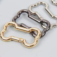 Boucles en alliage de zinc, boucles d'escalade à ouverture par ressort, accessoires pour sacs à dos, accessoires de quincaillerie pour porte-clés