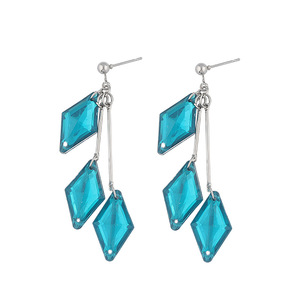 <span class=keywords><strong>Wonderland</strong></span> ต่างหูนางเงือกน้อยสำหรับผู้หญิงต่างหู Floyd คลิปต่างหูรูปทรงเรขาคณิตความงามต่างหูพู่คลิปเครื่องประดับ - Product Image 5