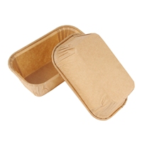 Moule rectangulaire antiadhésif commercial pour la cuisson du pain et feuille de papier à biscuits moyen outil de moule à pain de tulipe jetable