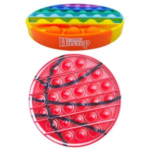Custom Logo Printed Silicone for Toy-Push It <b>Bubble</b> Fidget Sensory Toy for <b>Kids</b> Promotional Gift Mix Color OEM Available - Product Image 3